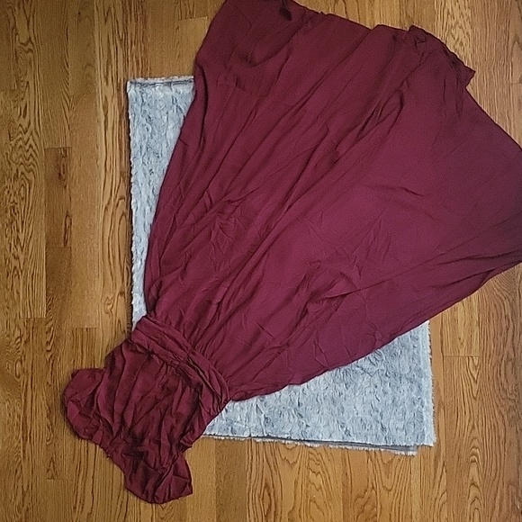 Cupshe Dark Red Maxi Dress, Women's Size Small, New With Tags! - Picture 9 of 9